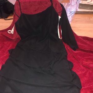 Black cocktail dress